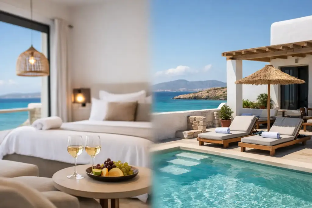 Suite vs Villa Koufonisia: Which Fits You?