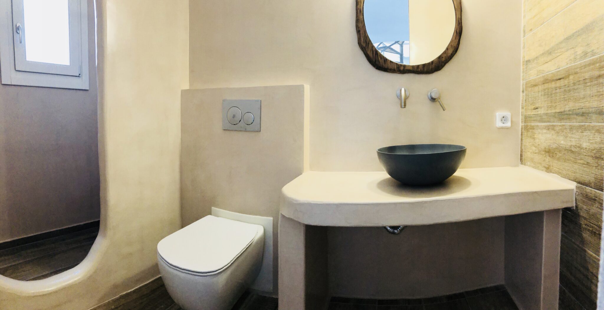 Bathroom with walk-in shower