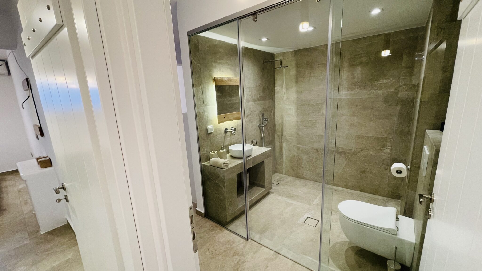 Ensuite bathroom with walk-in shower